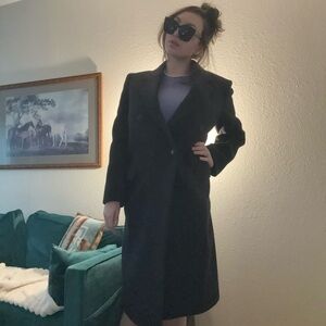 VINTAGE USSR COMMUNIST SOVIET UNION MENS CIVILIAN RUSSIAN coatJACKET 1980s cool